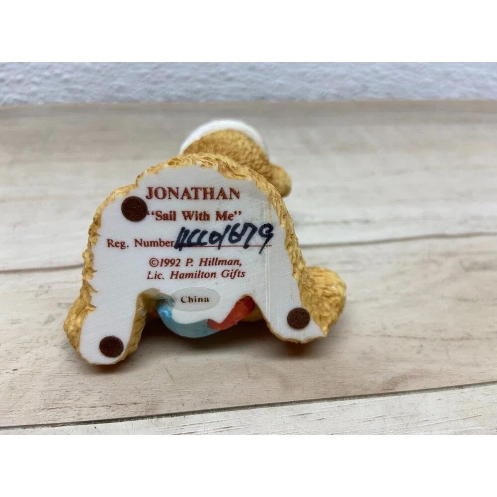 Vtg 1992 Enesco Cherished Teddies Sail With Me # 911739 Figurine